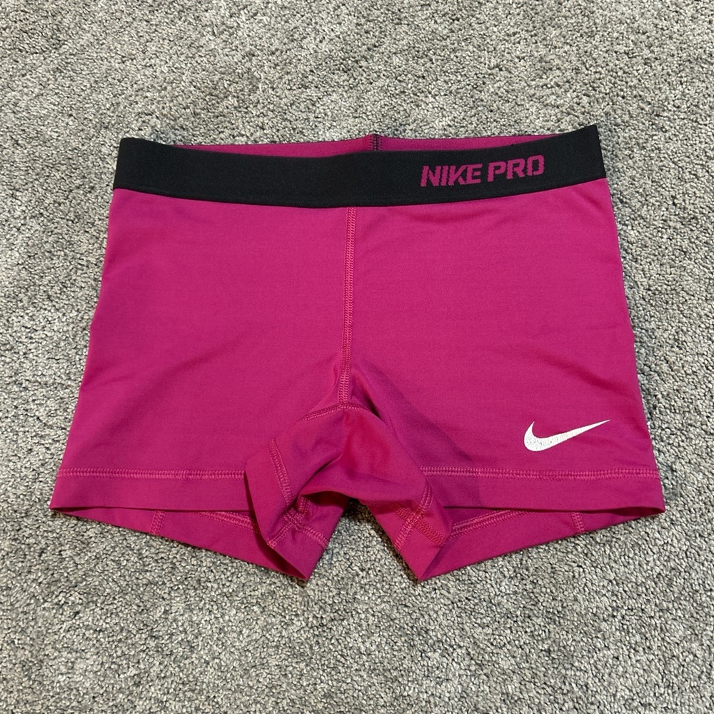 Nike Pro Pink Athletic Shorts